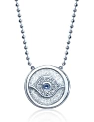 Alex Woo "Little Faith" Evil Eye Pendant Necklace