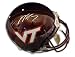 Autographed Michael Vick Virginia Tech Proline Helmet