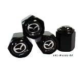 AGT Aluminum Black Valve Caps Tire Cap Stem for Mazda Wheels (Pack of 4) by AGT&node=15684181