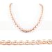 AugustinaJewelry Single Strand 18 Inch 7-8mm pink Oval Shape Freshwater Cultured Pearl Necklace