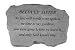 Beloved Sister - No Farewell Words - Memorial Stone