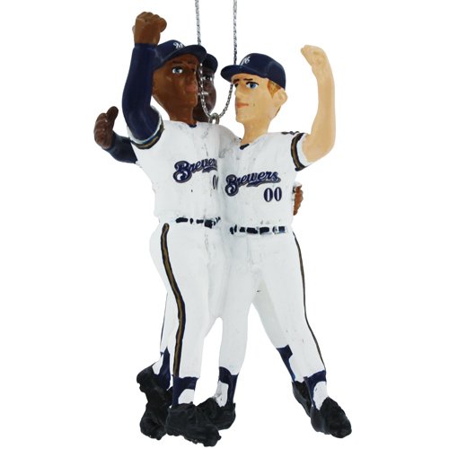 Milwaukee Brewers 2009 Team Celebration Christmas Tree Ornament