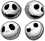 Neca Nightmare Before Christmas "Jack Head" Coasters set of 4