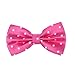 DBD3D01 Multi Polka Dots Microfiber Mens Pre-tied Bow Tie By Dan Smith