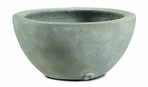 Emsa 8618564845 Pflanzschale &oslash; 45 x 22 cm, GFK, betonfarben