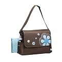 Carini Bambini Flap Messenger Diaper Bag - Brown