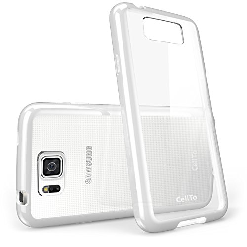 Samsung Galaxy Alpha Case, Cellto [Scratch Resistant] Super Slim Case / Cover with TPU Bumper [SM-N910S / SM-N910C] with HD Screen Protector (Clear)