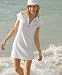 TOMMY HILFIGER Terry Dress Cover-Up Black M