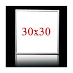 LED Panel SLIM Natuwei� Leuchte 30x30...