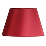 Laura Ashley SBB01316 Charlotte 16-Inch Barrel Shade, Red