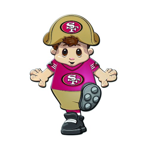 San Francisco 49ers Window Mascot Cling