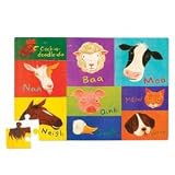 Crocodile Creek Barnyard Banter Floor Puzzle by Crocodile Creek