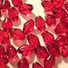 7mm x 10mm Glass Rhombus, Red, 60 Pc/Pkg