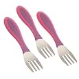Gerber Graduates BPA Free 3 Pack Graduates Kiddy Cutlery Forks, Colors May Vary
