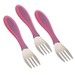 NUK Gerber BPA Free Graduates Kiddy Cutlery Forks, 3 Pack, Colors May Vary $3.95