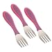 Gerber Graduates BPA Free 3 Pack Graduates Kiddy Cutlery Forks, Colors May Vary
