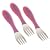 NUK Gerber BPA Free Graduates Kiddy Cutlery Forks, 3 Pack, Colors May Vary