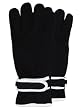 Ear Mitts Black/White Fleece Great Gloves! w/ Thinsulate Insulation