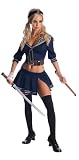 Rubie's Costume Co Womens Secret Wishes Sucker Punch Babydoll Costume, Blue, Large