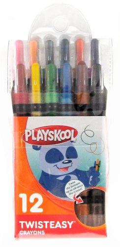 Playskool 12-Count Twisteasy Crayons