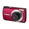Canon Powershot A3300 IS Fotocamera Digitale 16.4 Megapixel, colore: Rosso