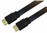 Comprehensive Cables HDMI 1.3a Cat 2 Male To Male Flat Black Cable 6 ft. -HDMI-HDMI-6FB