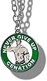 WWE John Cena "Cenation" Never Give Up Circle Pendant (Metal Chain)