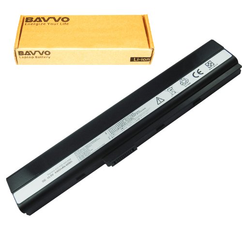 ASUS A52 A52Series A52F A52J A52JB A52JK A52JR A52JR-X1 K42Series K42F Laptop Battery - Premium Bavvo® 6-cell Li-ion Battery