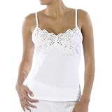 Gilligan & O'Malley® Eyelet Camisole - White