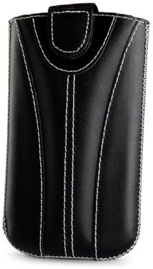 Valenta Pocket Monza Leather Pouch for Samsung Galaxy S3 - Black