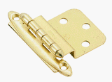Amerock BP3417-G10 3 8-Inch Inset Face Mount Hinge, Satin Nickel, 2-Pack