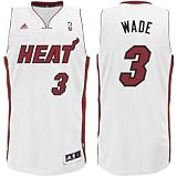 NBA Miami Heat Dwyane Wade Swingman Youth Revolution Home Jersey  (White, Medium)