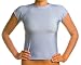 Women's UV Rash Guard Shirt - Cap Sleeved Carolina Blue