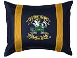 Notre Dame Fighting Irish Pillow Sham from The Sidelines Collection by Kentex
