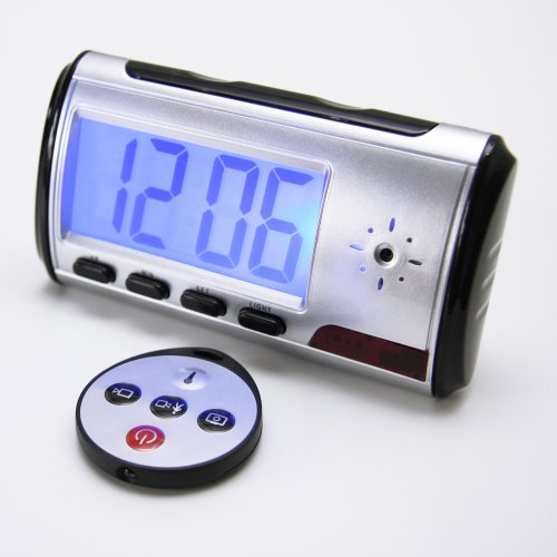 Spionagekamera Spycam Spionkamera Spionageset Multifunktionswecker mit Bewegungsmelderfunktion inkl. Fernbedienung von AWV Spion
