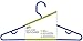 Honey-Can-Do HNG-01521 Recycled Plastic Hangers, 15-Pack, Blue