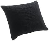 Pinzon Velvet Standard Sham, Black
