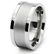 10mm Satin Finished Center Stainless Steel Band (Sizes 8-12 )