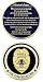 Policeman's Prayer - Thin Blue Line Challenge Coin