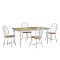 Farmhouse 5-pc. Dining Set - White/ Natural