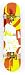 California Advanced Sports Yellow Face Skateboard