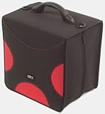 520 Capacity Red & Black CD DVD Storage Case Wallet