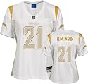 LaDainian Tomlinson White Reebok Alloy Fashion San Diego Chargers Women's Jersey