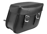 ALC Saddlebags 8004-03 Montana Chubby Premium Leather Plain Bolt-On Saddlebag - Pair