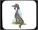 Decorated Mouse Pad with dog, deerhound, pet, animal, puppy, canine