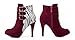 Aisun Women's Fashion Stiletto High Heel Zebra Booties