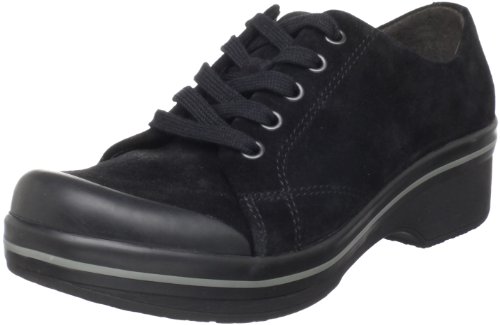 Dansko Women's Veda Clog,Black Suede,39 EU/8.5-9 M US