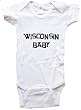 WISCONSIN BABY / HURRY UP - State-series - White, Blue or Pink Onesie / Baby T-shirt