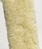 Sheepskin Gray Steering Wheel Cover
