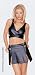 Faux Leather Wrap Top With Back Buckle